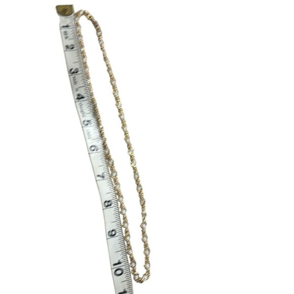 Dainty Pearl and Gold Necklace, 22” - Picture 4 of 4